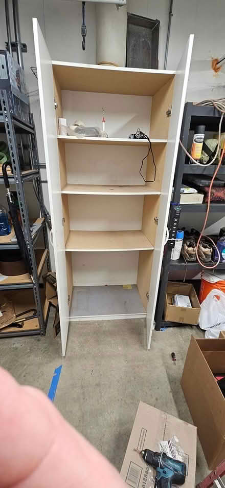 Photo of free Tall cabinet with shelves & doors (Santa cruz, westside) #2