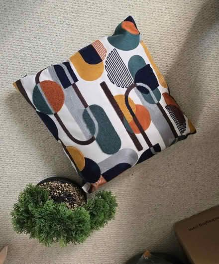 Photo of free Modernist throw cushion (G75 8PQ) #1