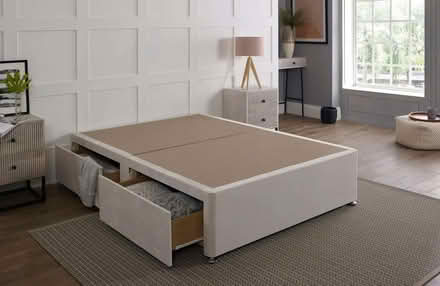 Photo of King Size Divan Bed Base With Drawers (CT2) #1
