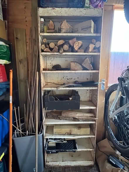 Photo of free Metal shelving unit (Pyrford GU22) #1