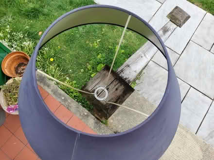 Photo of free Blue lampshade (Bexhill on Sea) #2