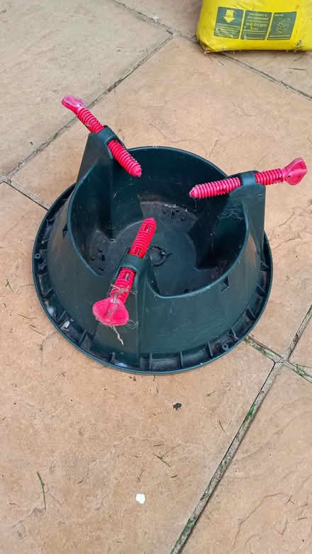 Photo of free Christmas tree base for real cut tree (Stanford in the Vale SN7) #1