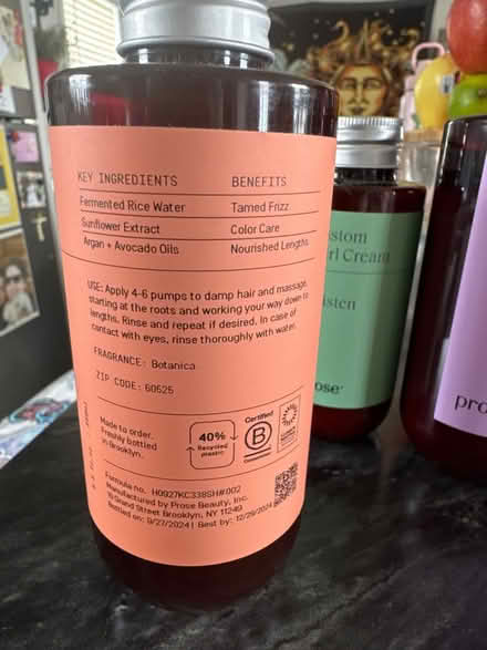 Photo of free Prose Shampoo Conditioner CurlCream (Countryside) #2