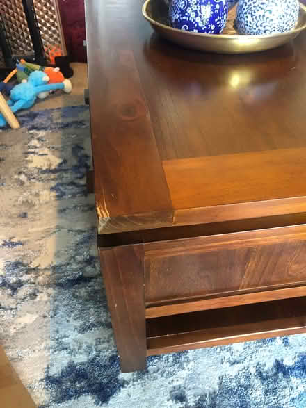 Photo of free Coffee Table into desk on wheels (Edenbridge TN8) #2