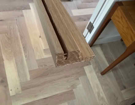 Photo of free 3 metres light oak wood edging (Hackney Wick) #1