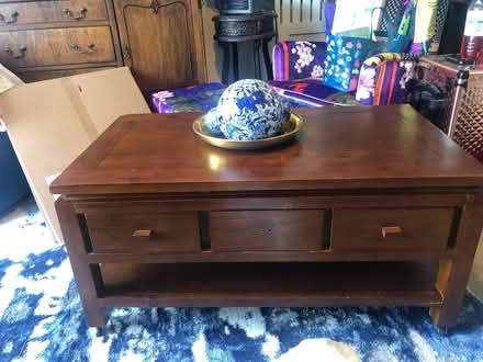 Photo of free Coffee Table into desk on wheels (Edenbridge TN8) #1
