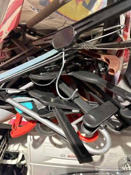 Photo of free Large bag of coat hangers (SW15) #1