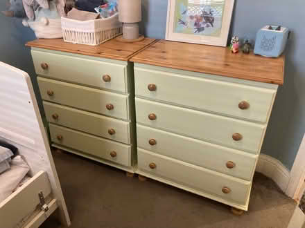 Photo of free 2 pine chest of drawers (West Ealing) #1