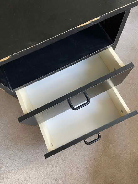 Photo of free Black 2-drawer unit (Bussage GL6) #3