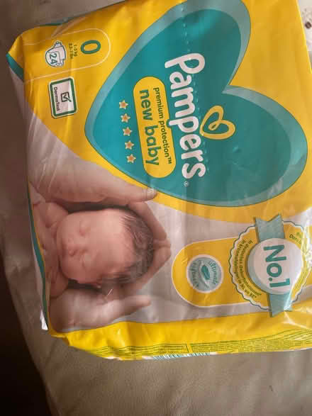 Photo of free 2 x packs size 0 pampers (CR7) #1