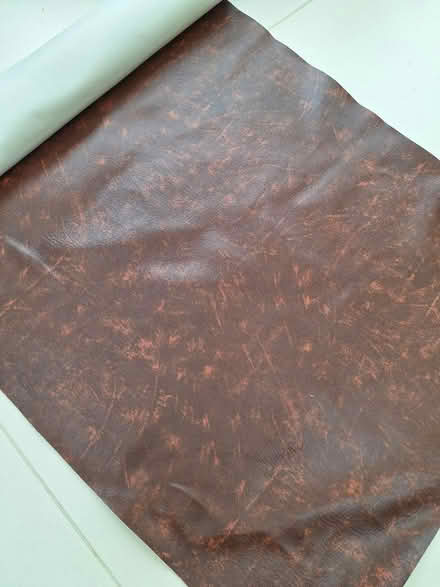 Photo of free Brown leatherette/fabric vinyl (Bexhill) #1