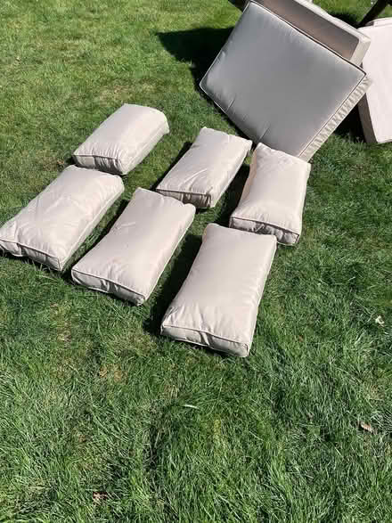Photo of free 2x Rattan cubes + some cushions (Chineham) #2