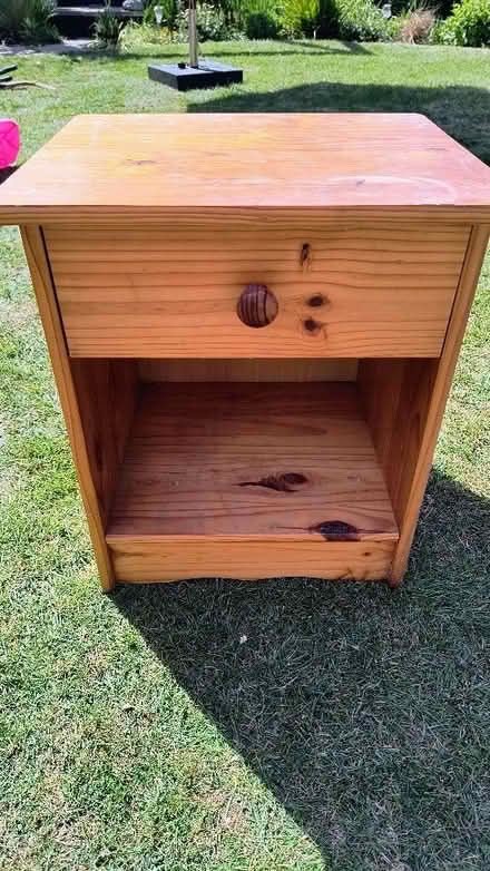 Photo of free Wooden Bedside/Single Drawer Unit (CT8) #1