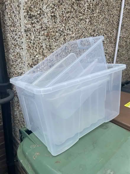 Photo of free Plastic boxes - no lids (Radley Road OX14) #3