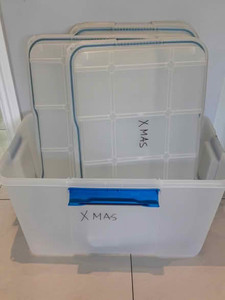 Photo of free 5 Waterproof Large Storage Boxes (East Sheen, London SW14) #4