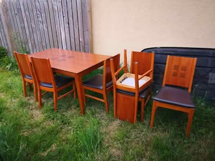 Photo of free Dining room table & chairs (Caerleon, Newport NP18) #1