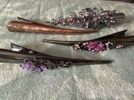 Photo of free 4 x metal hair clips (Ashford TW15) #1
