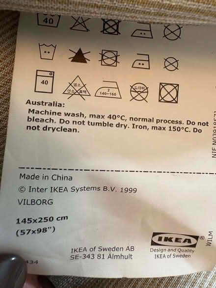 Photo of free kt8: two pairs of ikea curtains (East Molesey KT8) #2