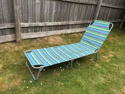Photo of free Sunlounger water stained but fully working (Woodhall Park SN2) #2