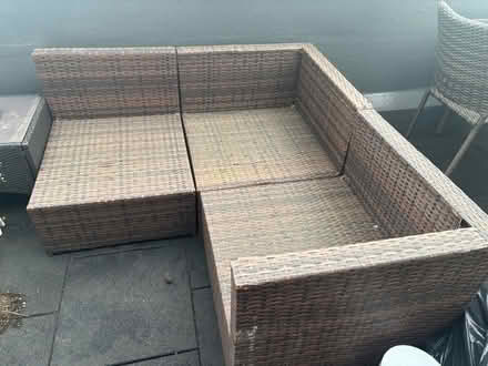 Photo of free 3seater rattan sofa modular (Croydon CR7) #1