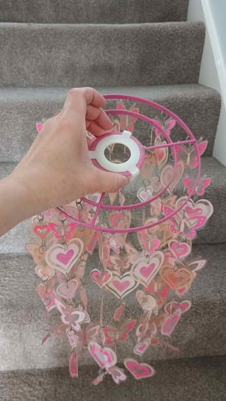 Photo of free Pink heart lamp shade (Garden City OX5) #2