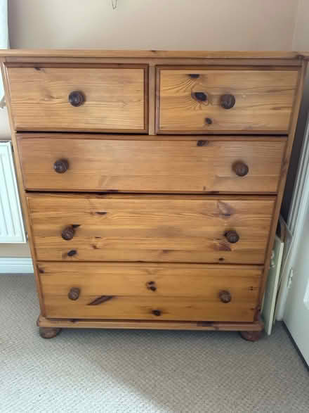 Photo of free Pine chest of draws (Bromsgrove B60) #3