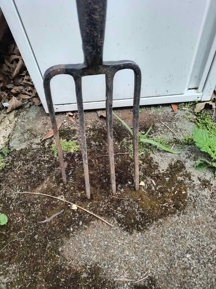 Photo of free Small Garden Fork (bent tine) (Iffley Road OX4) #1