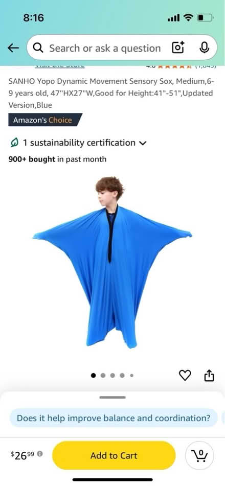 Photo of free Sensory sack (Kensington) #2