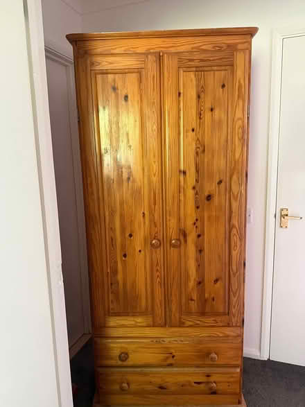 Photo of free Woood wardrobe (Rockingham) #2
