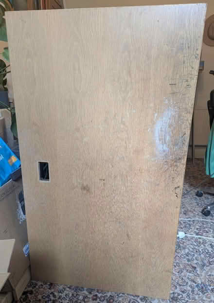 Photo of free Desk with heavy duty metal legs (Beeston - LS11) #2