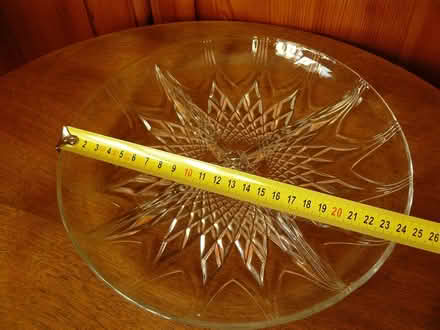 Photo of free Vintage Glass Serving Dish (Garston, WD25) #2
