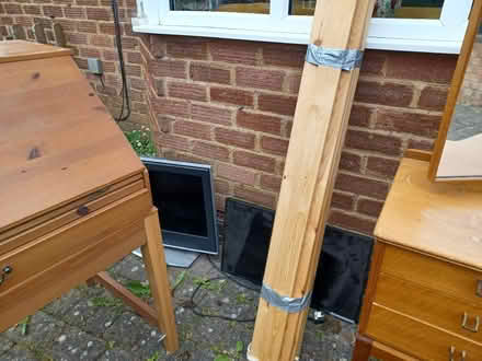 Photo of free Wooden double bed base frame (Pittville GL52) #1