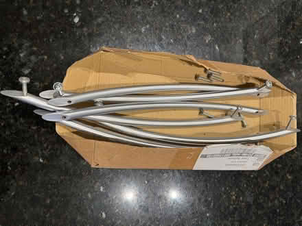Photo of free 6 x stainless steel door handles (Bromley) #1