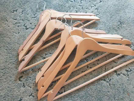 Photo of free Wooden Coathangers (Garston, WD25) #1
