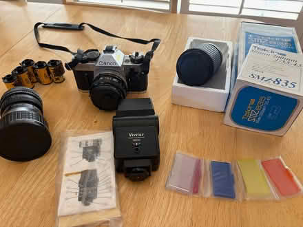 Photo of free Canon AE-1 Program SLR film camera (Downtown Sunnyvale) #1