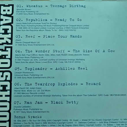 Photo of free Back 2 School CD (Chilton DL17) #2