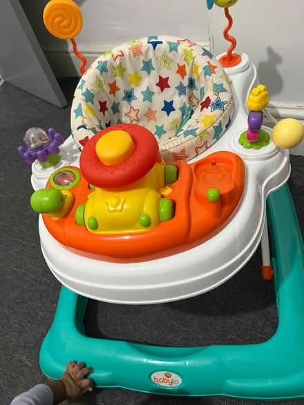 Photo of free baby walker, mattress and hover (Salford) #2