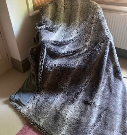 Photo of free Fur throw (Emlyn Gardens W4) #1