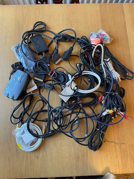 Photo of free Scart leads, tv aerial leads etc (Whetstone N20) #1