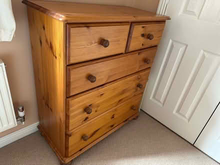 Photo of free Pine chest of draws (Bromsgrove B60) #1