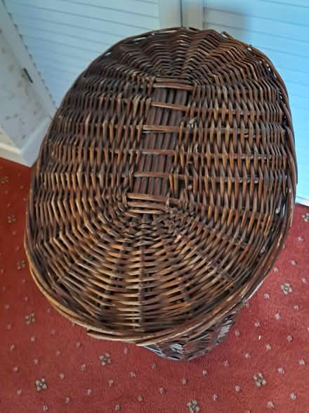 Photo of free Wicker linen basket (Grandborough, cv23 8dn) #2