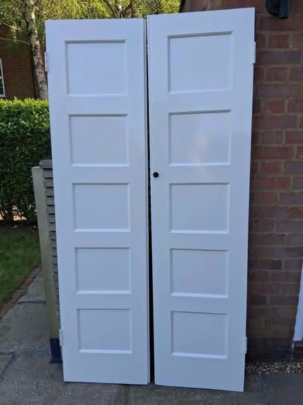 Photo of free Wardrobe doors (for use or as source of good quality wood) (Welwyn Garden City AL8) #1