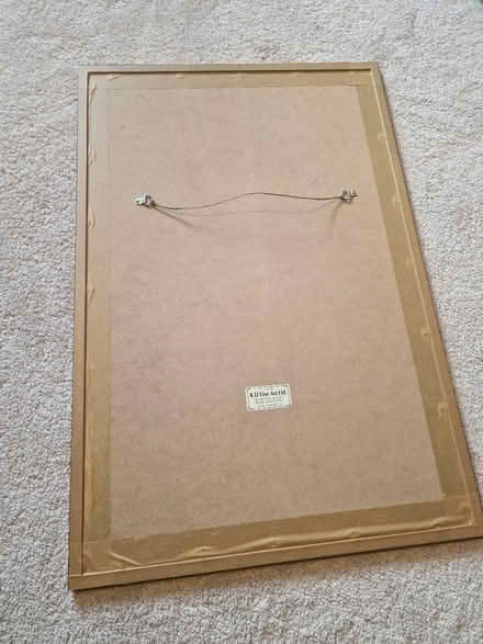 Photo of free Framed vintage whisky advert print (Hither Green) #2