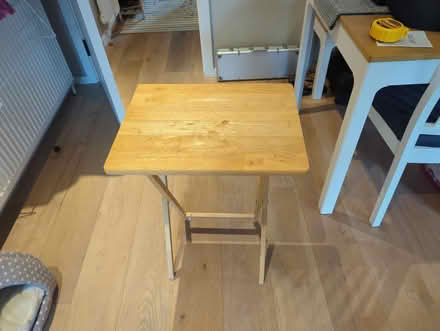 Photo of free Foldable wooden side table (W12 Shepherd's Bush) #1