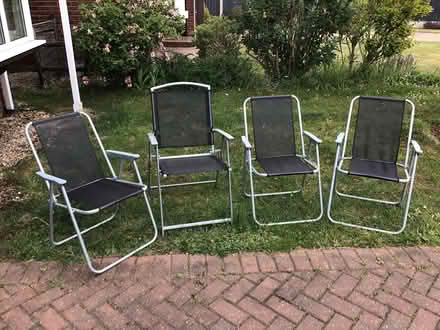 Photo of free Folding garden chairs (New Balderton) #1