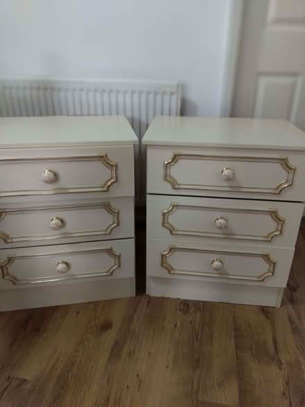 Photo of free Bedside drawers (2) (Goldthorpe S63) #1