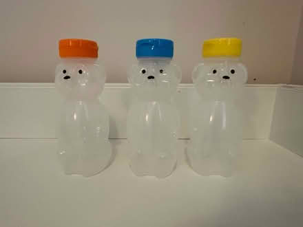 Photo of free 3 toddler “honey bear” bottles (Hammersmith W6) #1
