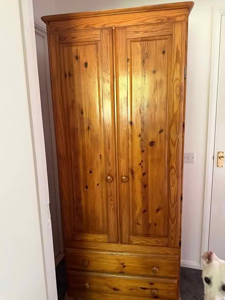 Photo of free Woood wardrobe (Rockingham) #4