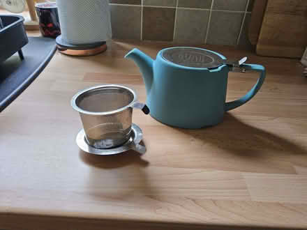 Photo of free Oval Infuser Tea Pot with Drip Tray (Halton LS15) #3