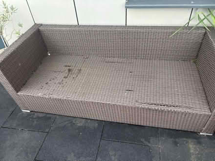 Photo of free 3 seatetrattan sofa (Croydon CR7) #1